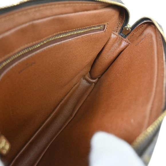 LOUIS VUITTON Marly Dragonne GM Clutch Hand Bag Monogram Brown M51825 33EA337 - Picture 5 of 15